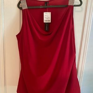 New with tags. Red tank size 2X